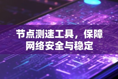 节点测速工具，保障网络安全与稳定