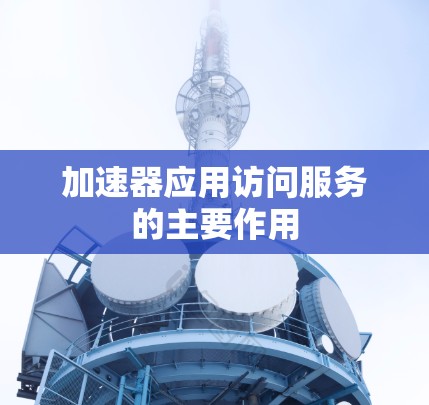 加速器应用访问服务的主要作用 加速器应用访问服务的主要作用