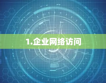 1.企业网络访问 1.企业网络访问
