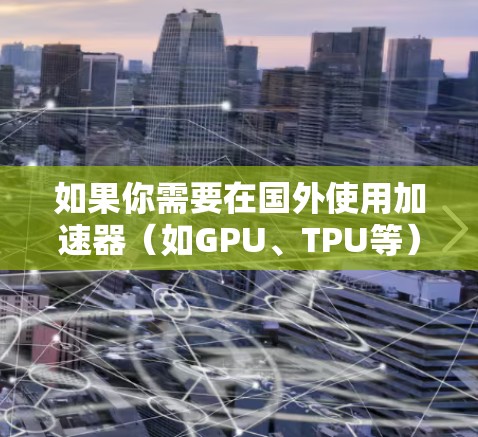 如果你需要在国外使用加速器（如GPU、TPU等）来运行计算任务，以下是一些国际知名的云计算平台和加速器服务提供商
