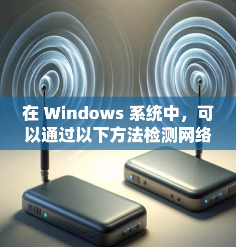 在 Windows 系统中,可以通过以下方法检测网络连接速度 在 Windows 系统中,可以通过以下方法检测网络连接速度